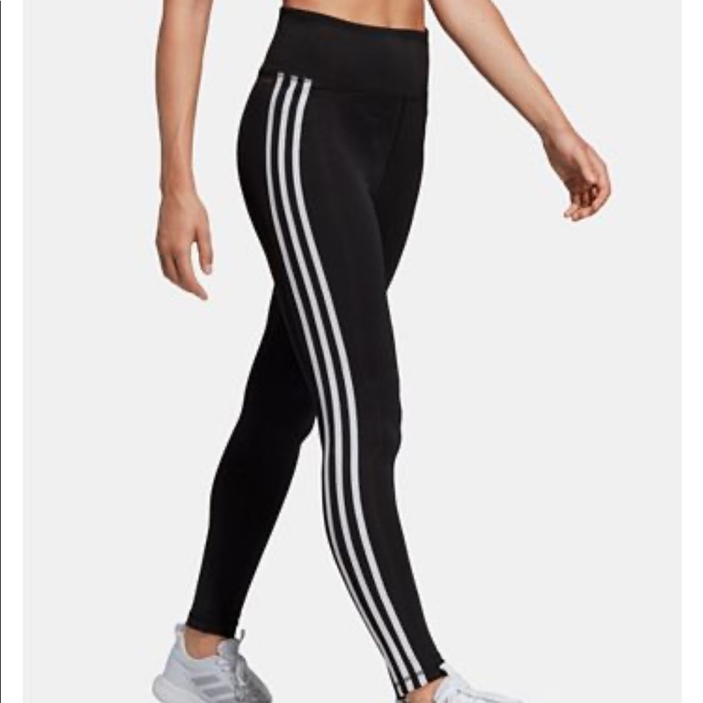 💫NWOT Adidas Climalite 3 Stripe Fitted Legging💫